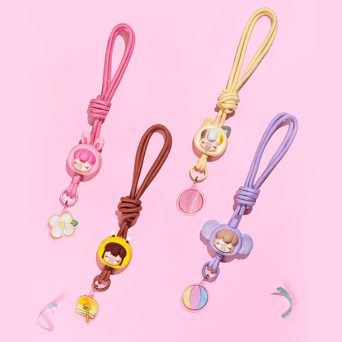 Rolife Baby Nanci Fluffy Party Phone Chain Blind Box PZC05