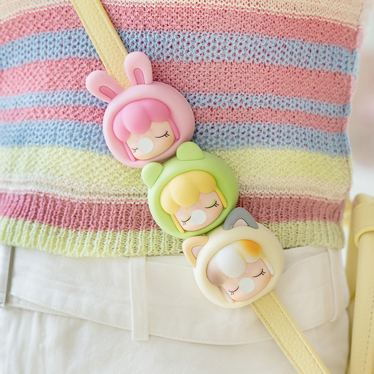 Rolife Baby Nanci Fluffy Party Phone Chain Blind Box PZC05